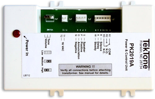 TekTone PK2019A Tek-CARE Power & Control Unit